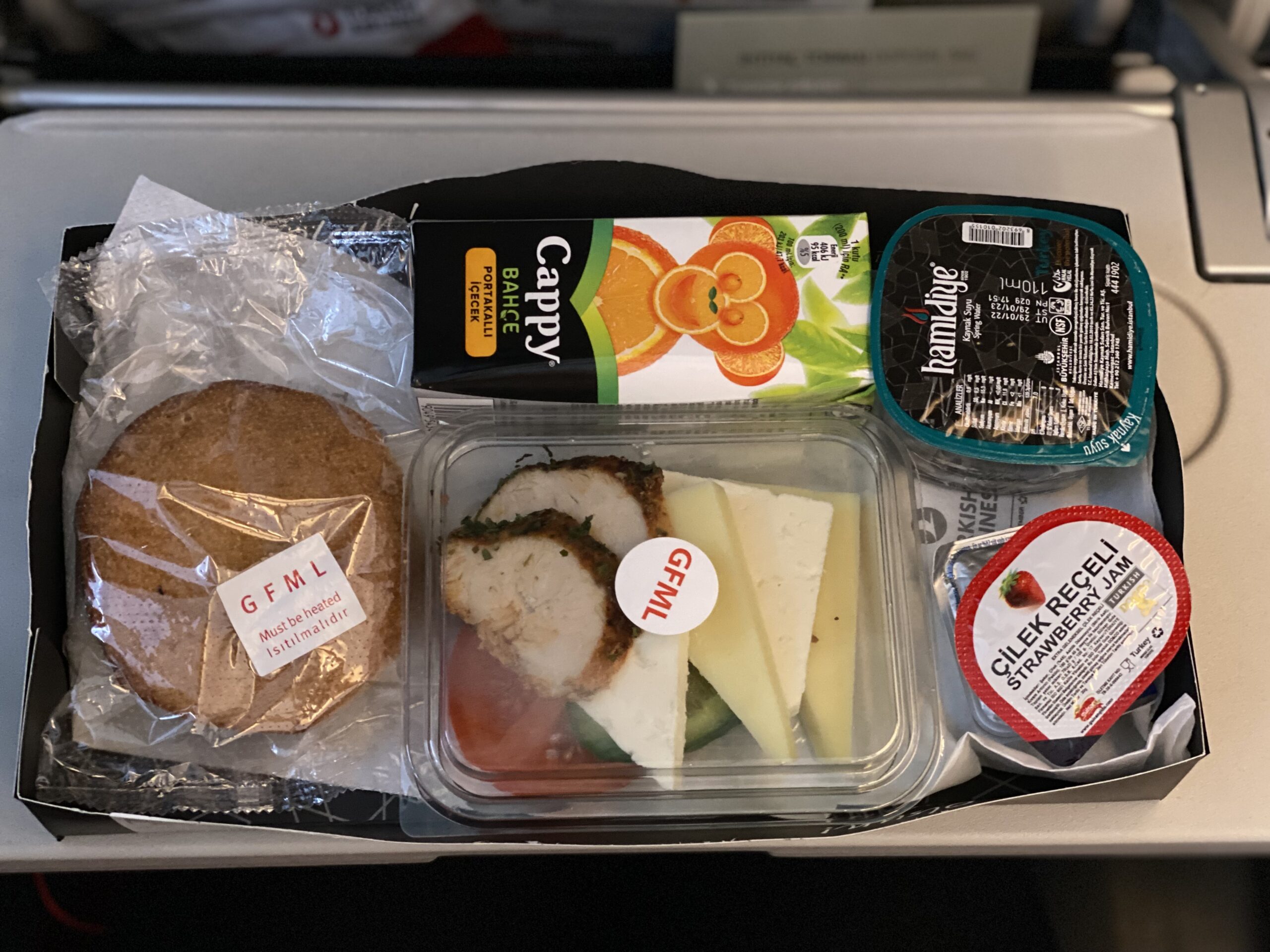 Turkish airlines- GF meal